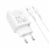 Зарядное устройство Hoco N70 PD30W для Lightning (white)