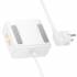  AC28 Descanso (PD45W/2C1A) зарядное устройство с 2 розетками 2m (white)