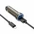 Автомобильное зарядное устройство для Lightning Hoco Z54 (metal grey)
