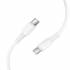 Кабель Type-C на Type-C 60W Hoco X120 (white)