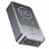 Портативный аккумулятор с пускозарядным устройством Hoco QS7 10000mAh (metal grey)