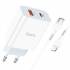 Зарядное устройство на Lightning Hoco C97A 20W PD + QC3.0 (White)