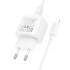 Зарядное устройство на Lightning Hoco 2USB CS51A (white)