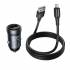 Автомобильное зарядное устройство для Micro-USB Hoco Z62 QC3.0 (metal grey)