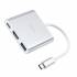 HB14 Easy use Type-C адаптер (Type-C на USB3.0+HDMI+PD)
