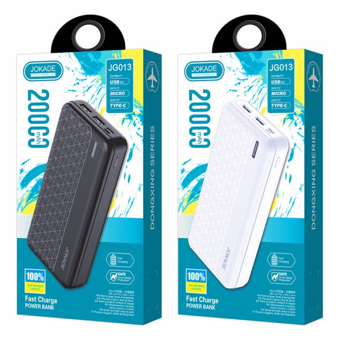 Портативный аккумулятор Jokade JG013 20000mAh (white)