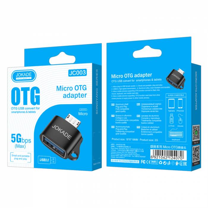 Адаптер OTG для Micro-USB Jokade JC003