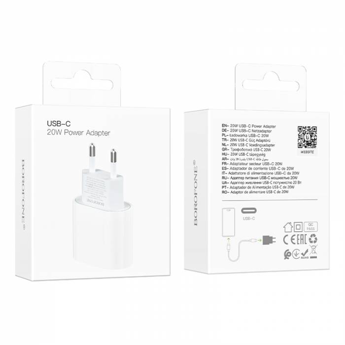 Зарядное устройство Borofone PD20W BA100A (white)