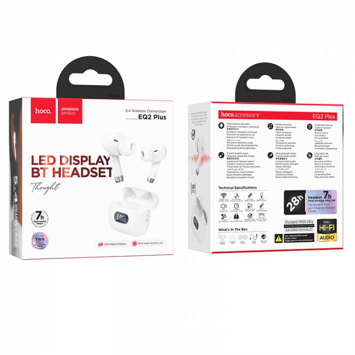 Беспроводные наушники Hoco EQ2 Plus (white)