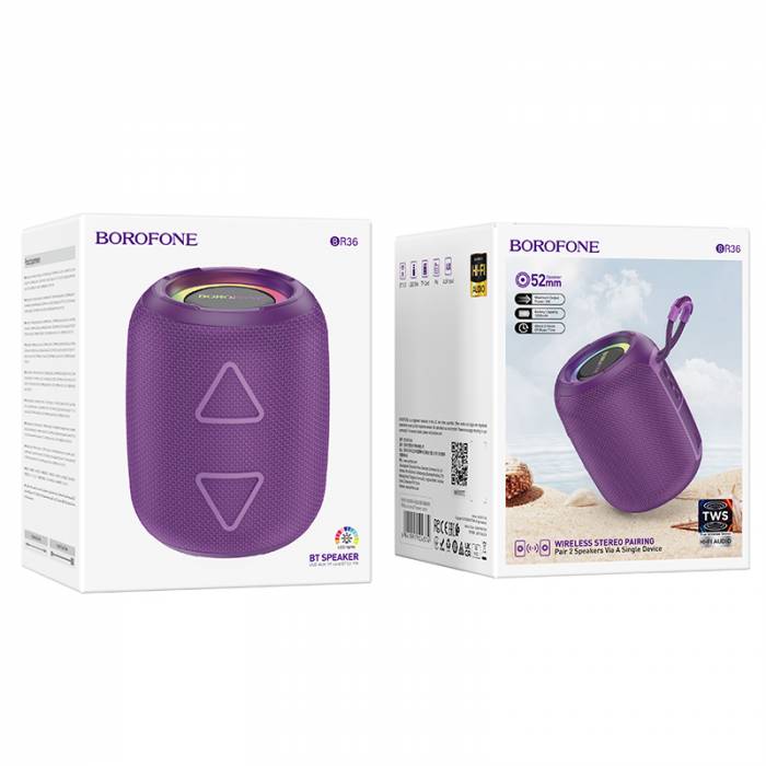 Портативная колонка Borofone BR36 (purple)