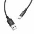 Кабель USB на Type-C Hoco X14 (black)
